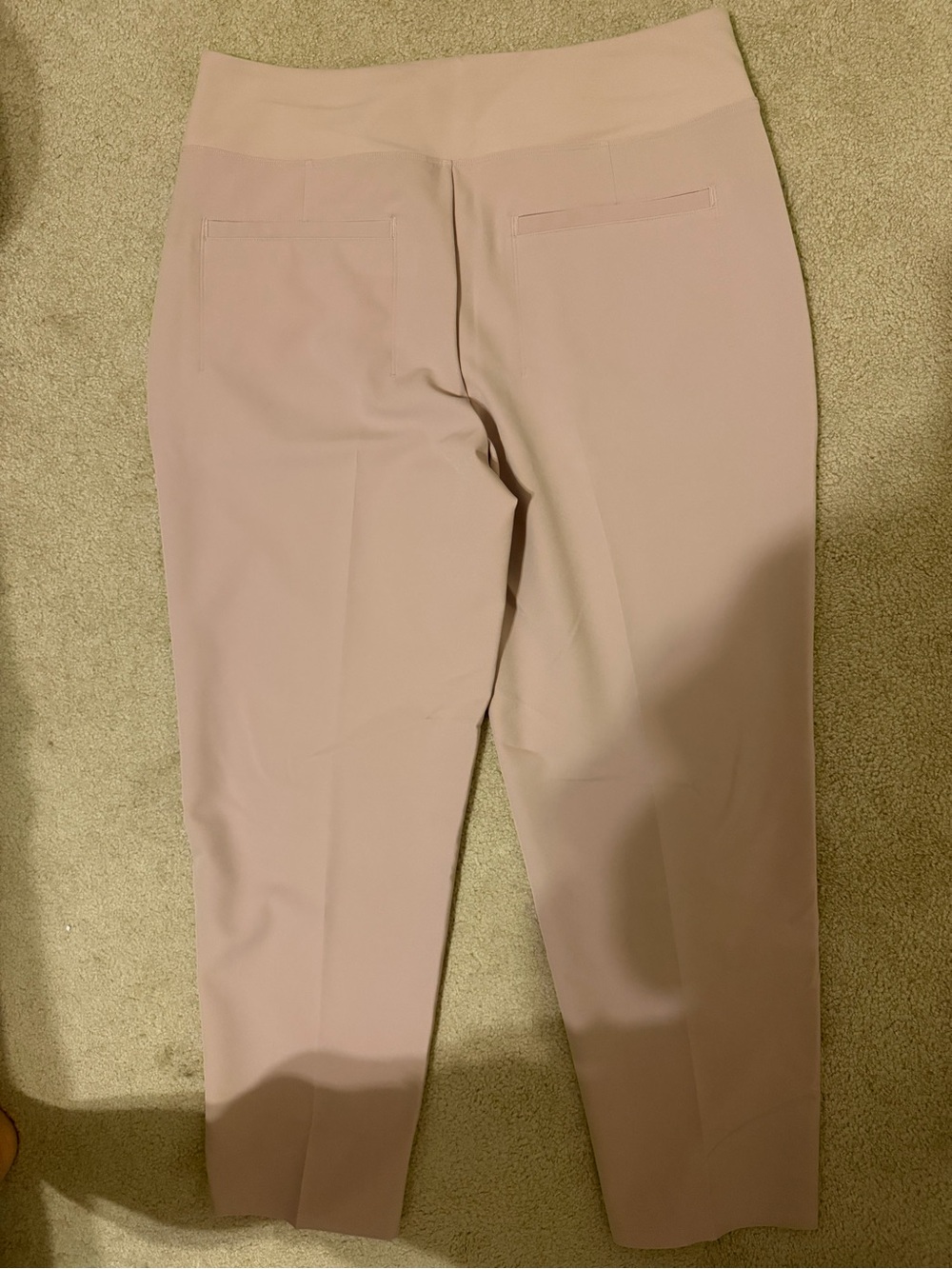 Women Dress Pants in Light Blush Pink